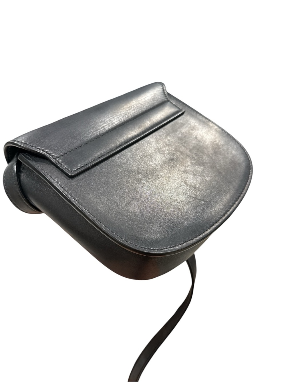 Saint Laurent Black Leather YSL Logo Crossbody - Picture 4 of 10